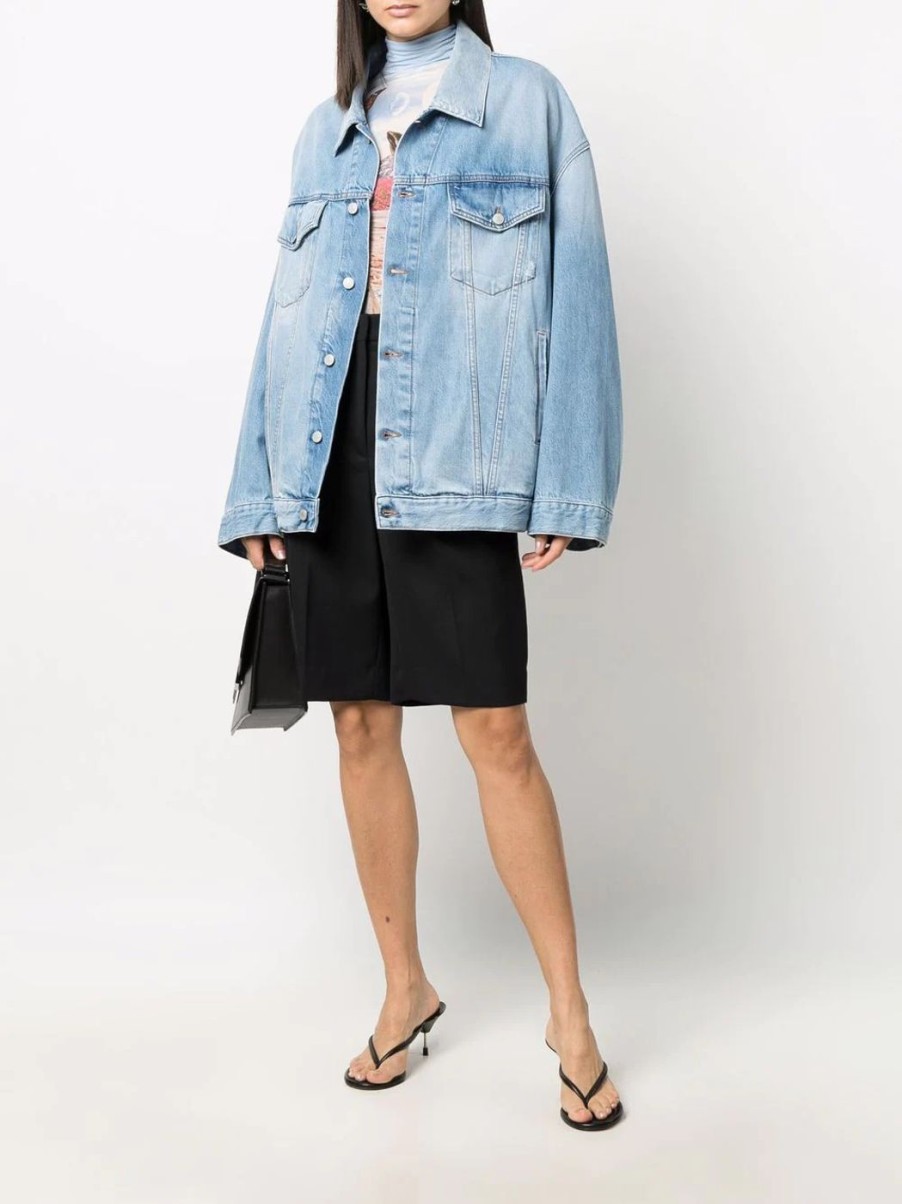 Damen ACNE STUDIOS Denim | Oversized Jeansjacke