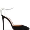 Damen AQUAZZURA Pumps | Pumps Mit Kristallbesetzten Knochelriemen