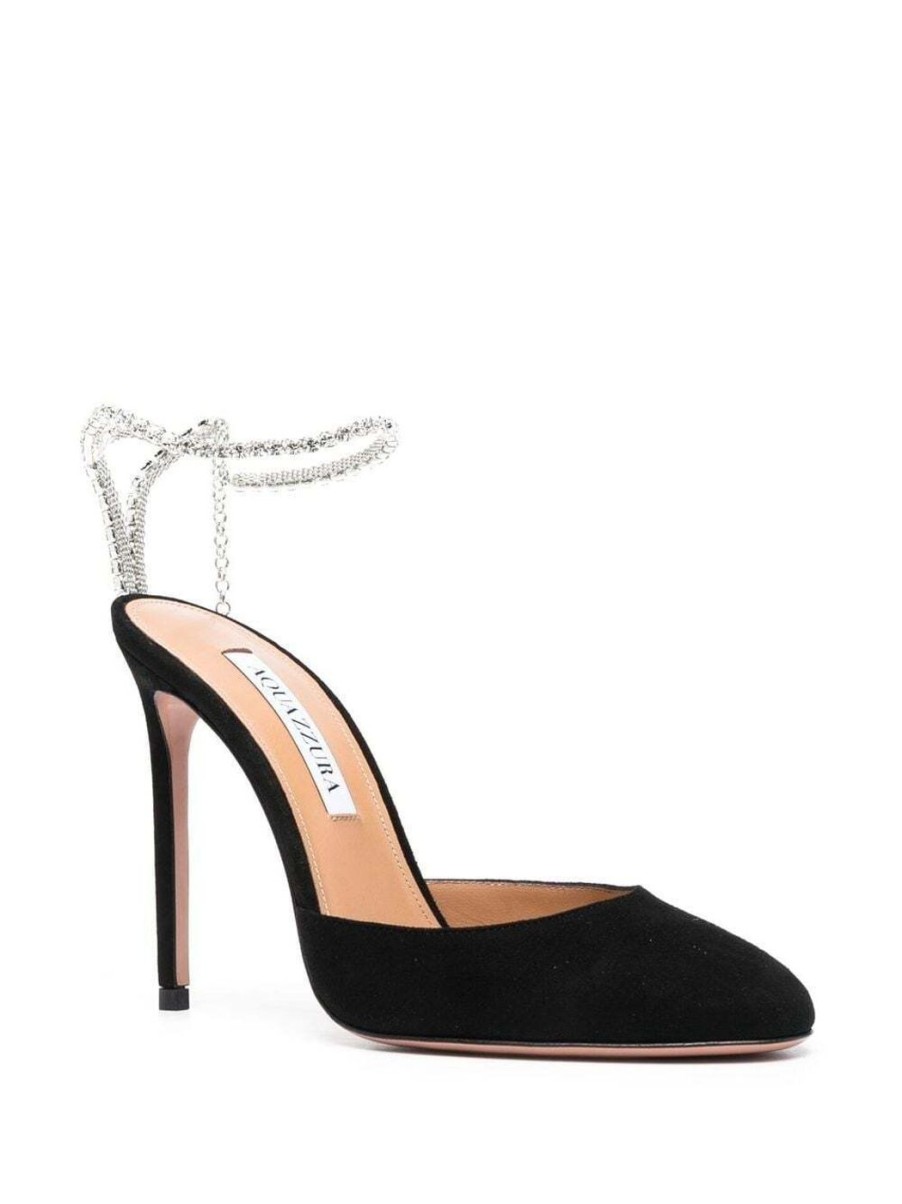 Damen AQUAZZURA Pumps | Pumps Mit Kristallbesetzten Knochelriemen