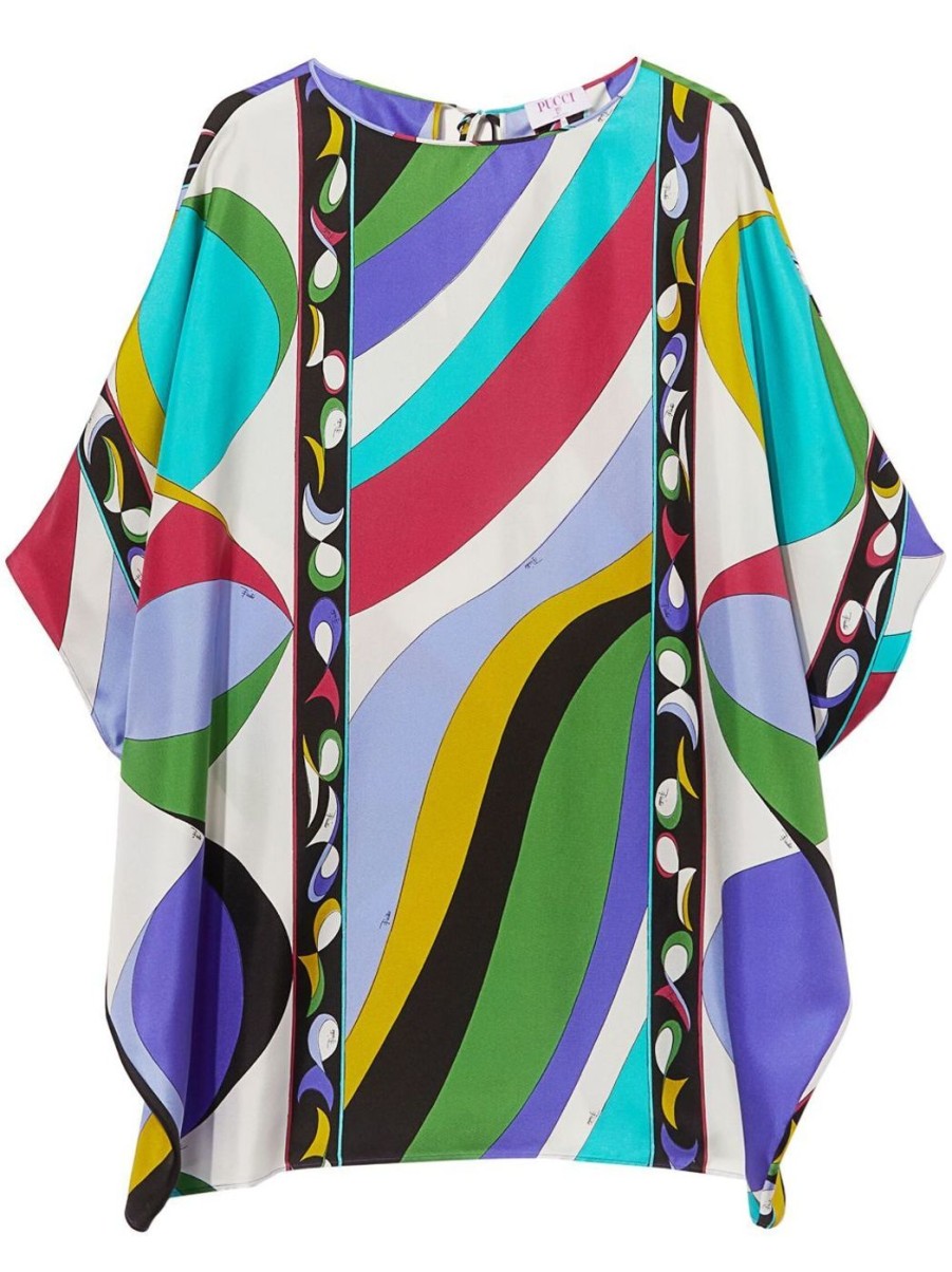 Damen PUCCI Kleider | Kaftan Seidenkleid