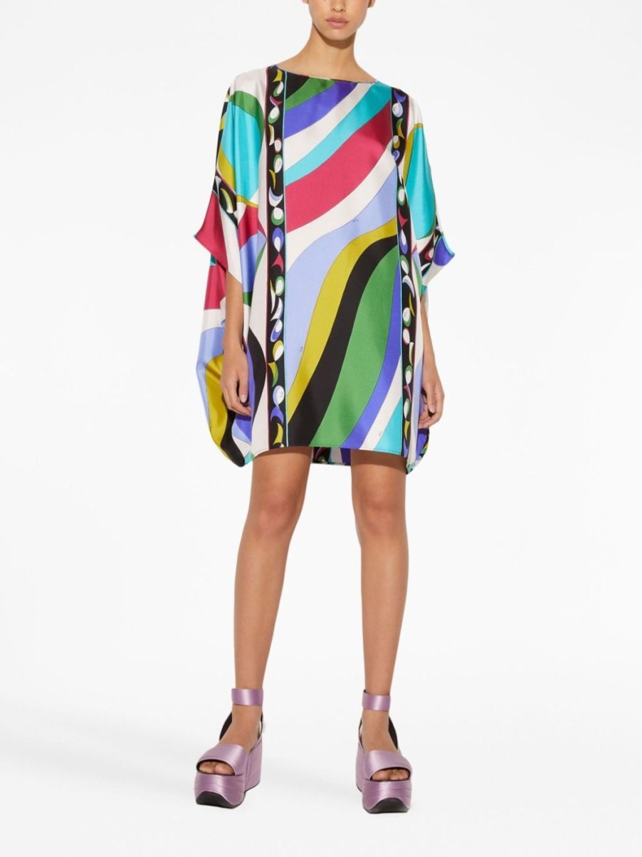 Damen PUCCI Kleider | Kaftan Seidenkleid