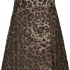 Damen DOLCE & GABBANA Rocke | Minirock Mit Leoparden-Print