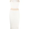 Damen BALMAIN Kleider | Midi-Strickkleid