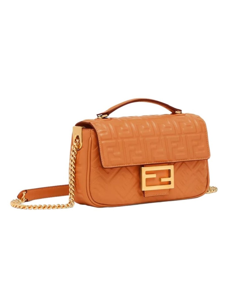 Damen FENDI Schultertaschen | Midi Baguette Tasche