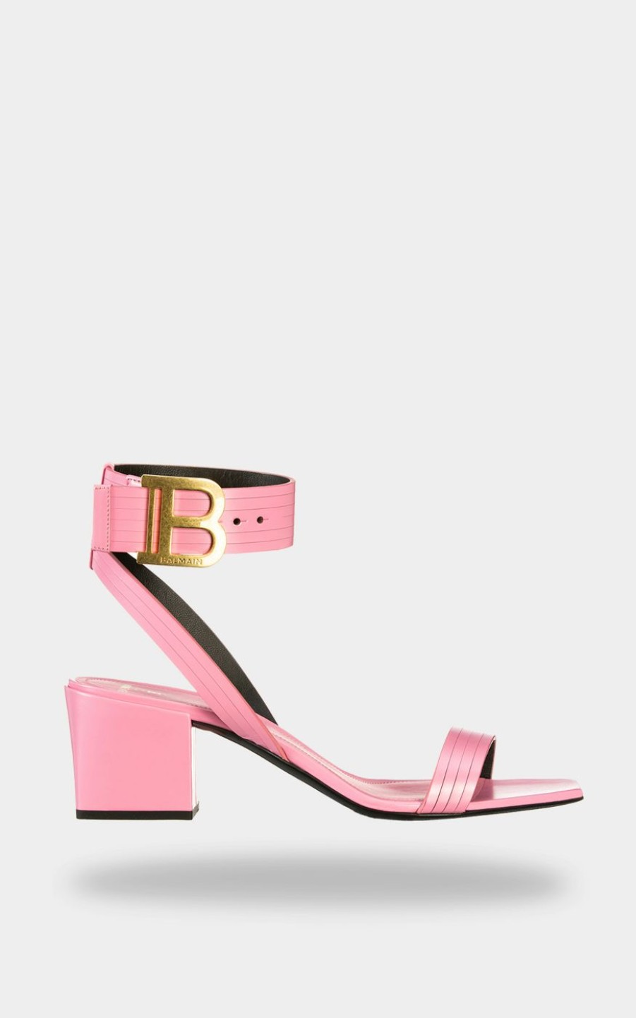 Damen BALMAIN Hohe Sandalen | Riemchen-Sandalen In Pink