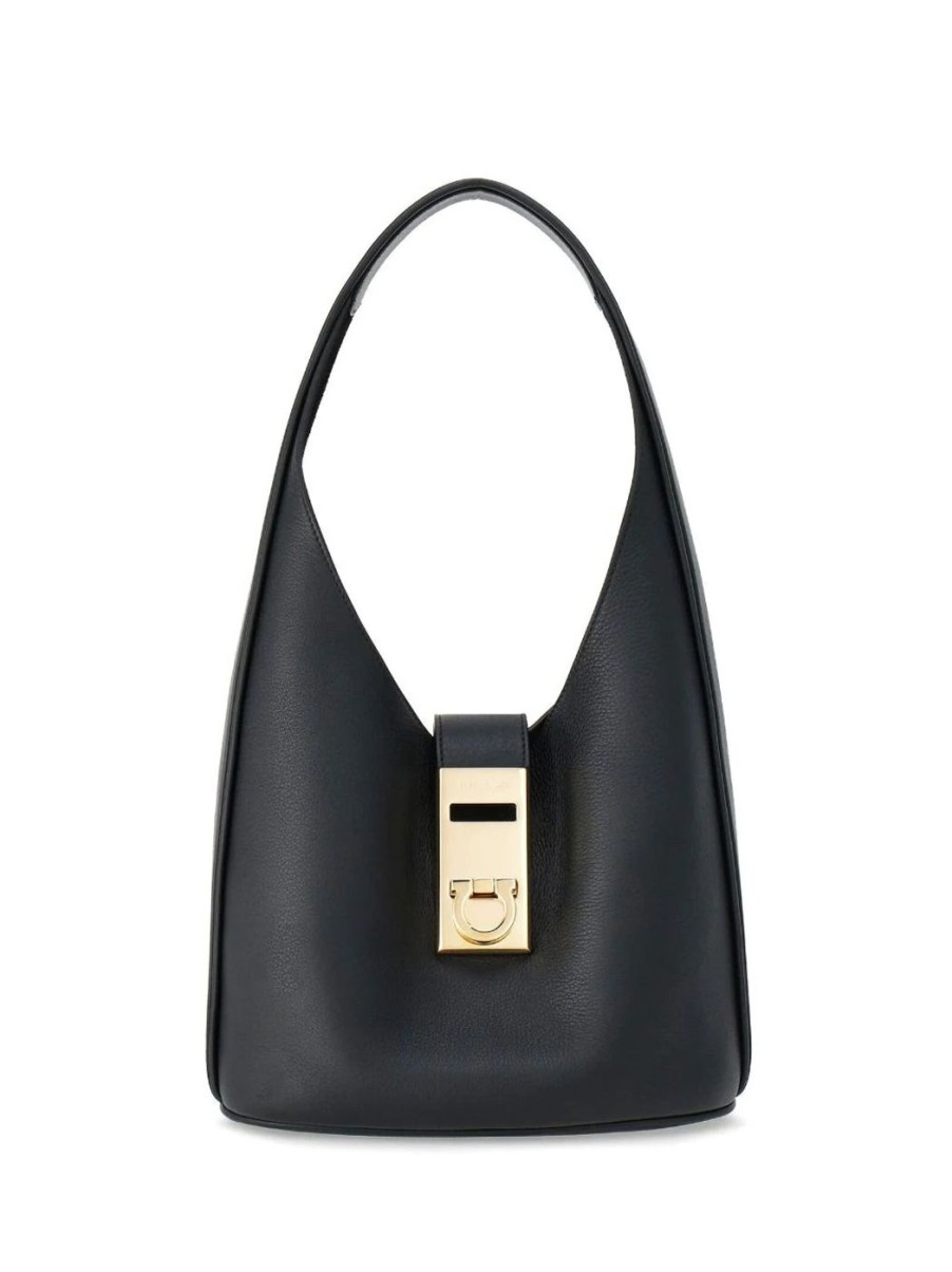 Damen FERRAGAMO Schultertaschen | Medium Hobo Tasche