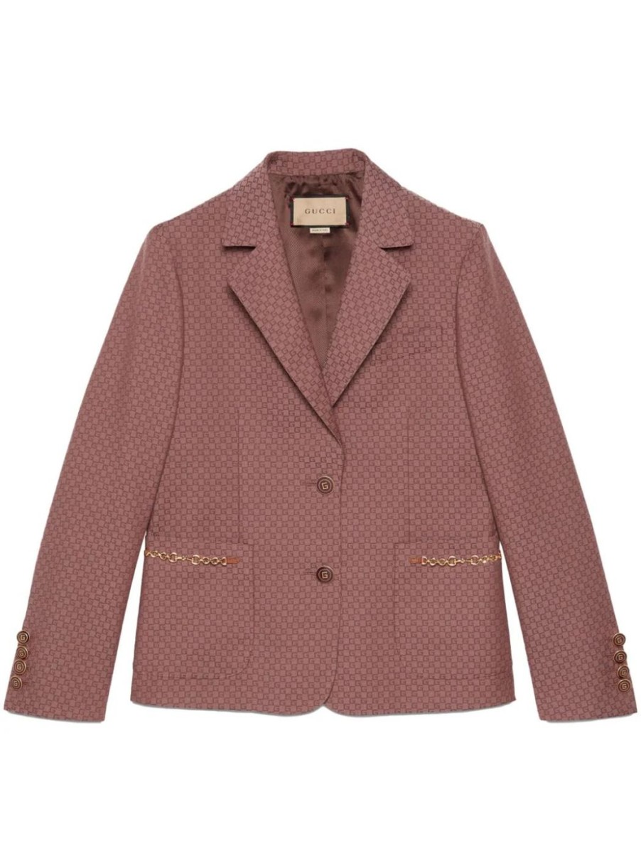 Damen GUCCI Blazer | Gg Damier Blazer