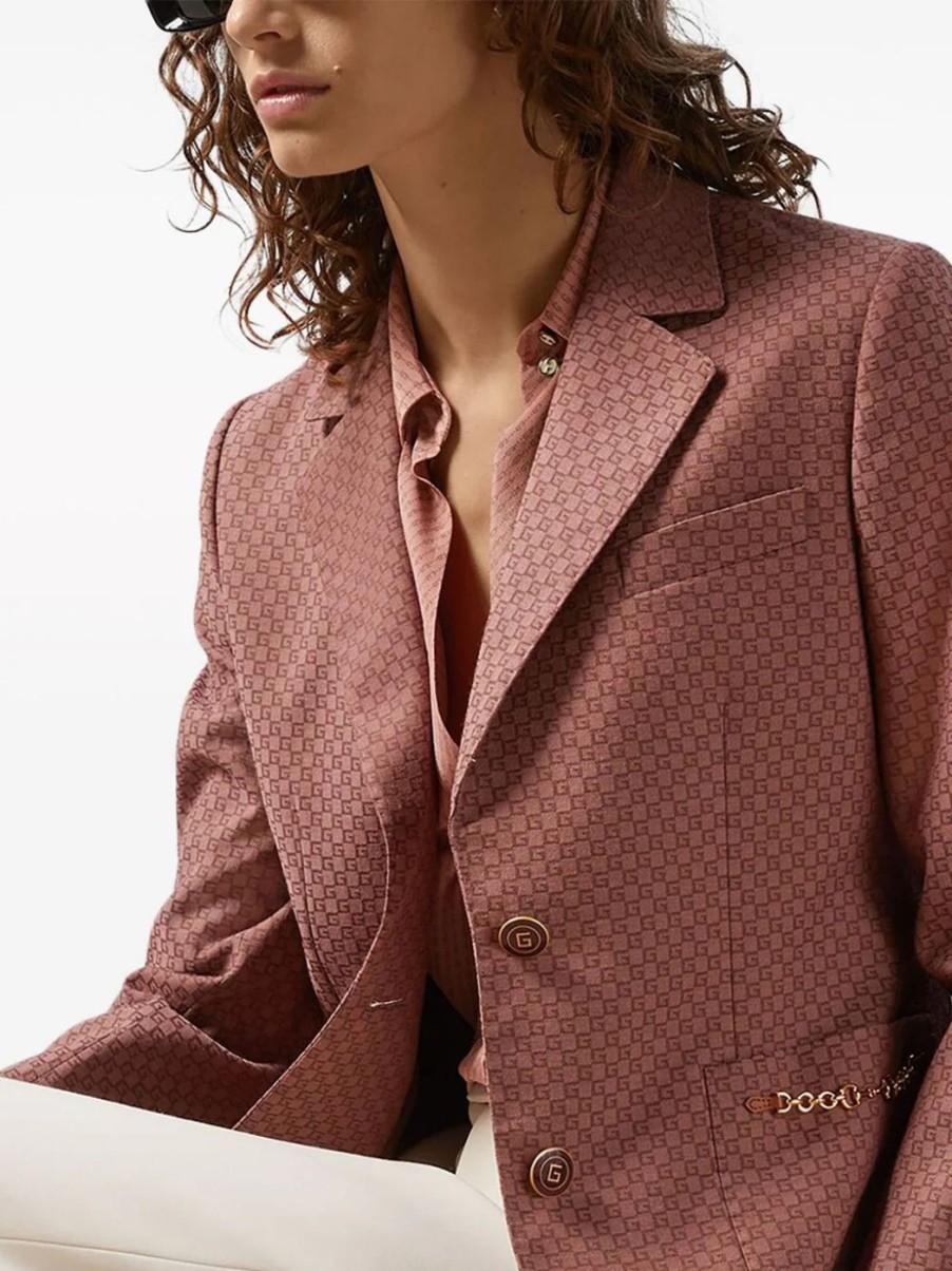 Damen GUCCI Blazer | Gg Damier Blazer