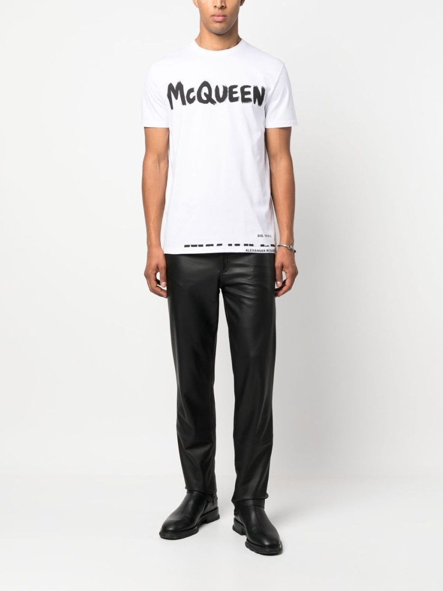 Herren ALEXANDER MCQUEEN T-Shirts & Polo-Shirts | T-Shirt Mit Logo-Print