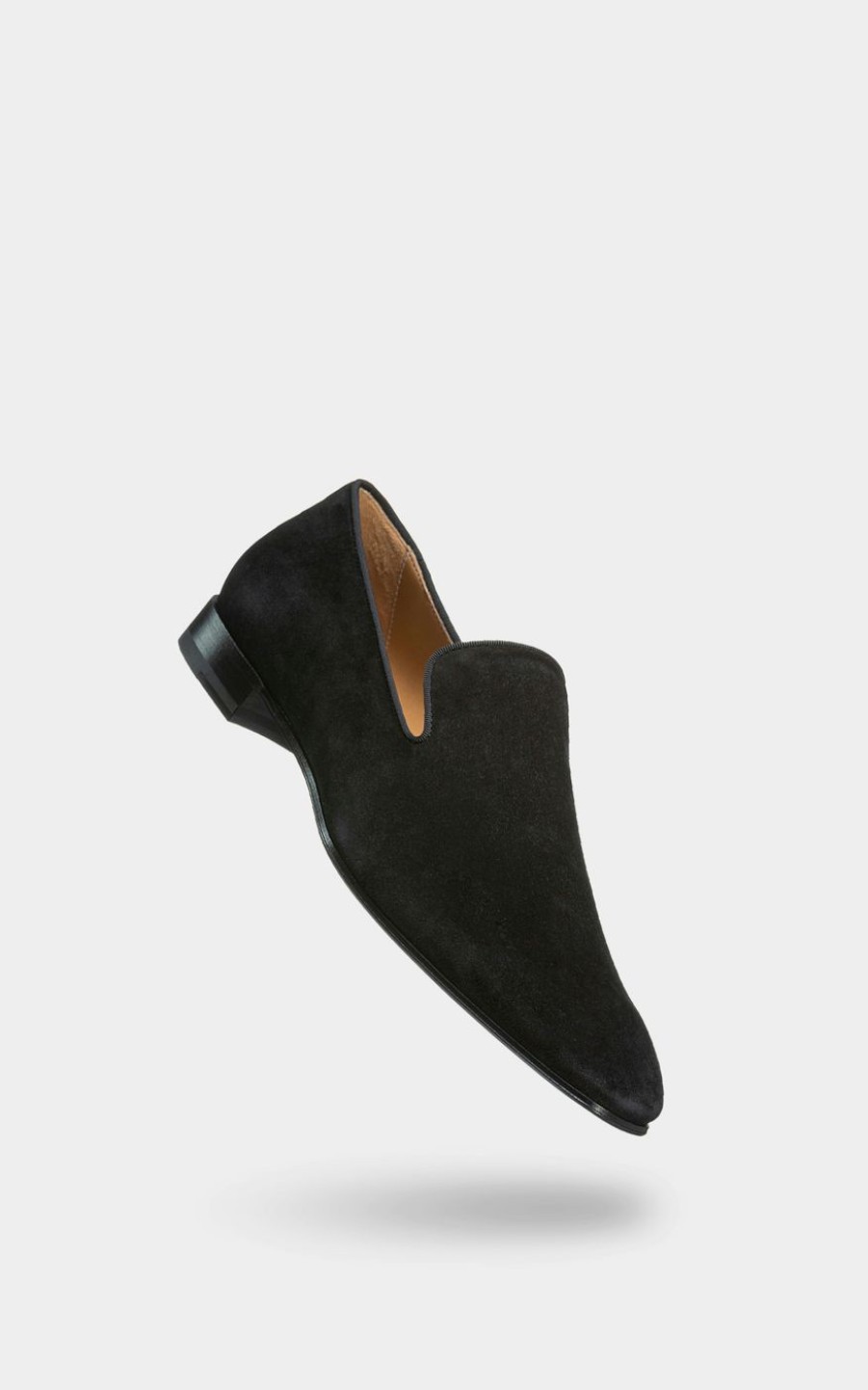 Herren CHRISTIAN LOUBOUTIN Loafers & Slippers | Loafer Aus Veloursleder In Schwarz