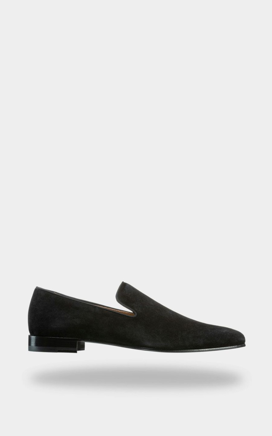 Herren CHRISTIAN LOUBOUTIN Loafers & Slippers | Loafer Aus Veloursleder In Schwarz