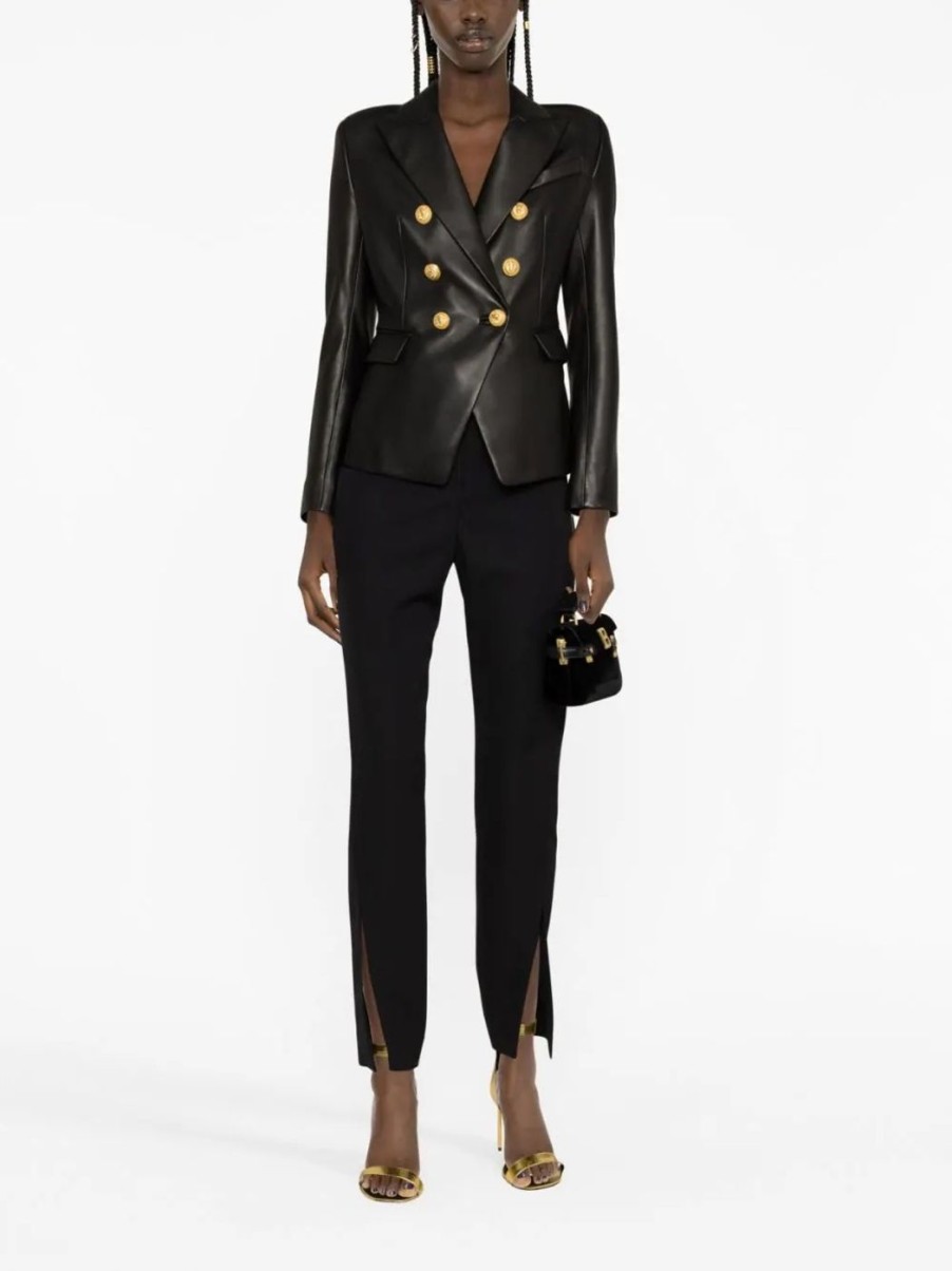 Damen BALMAIN Blazer | Leder Blazer