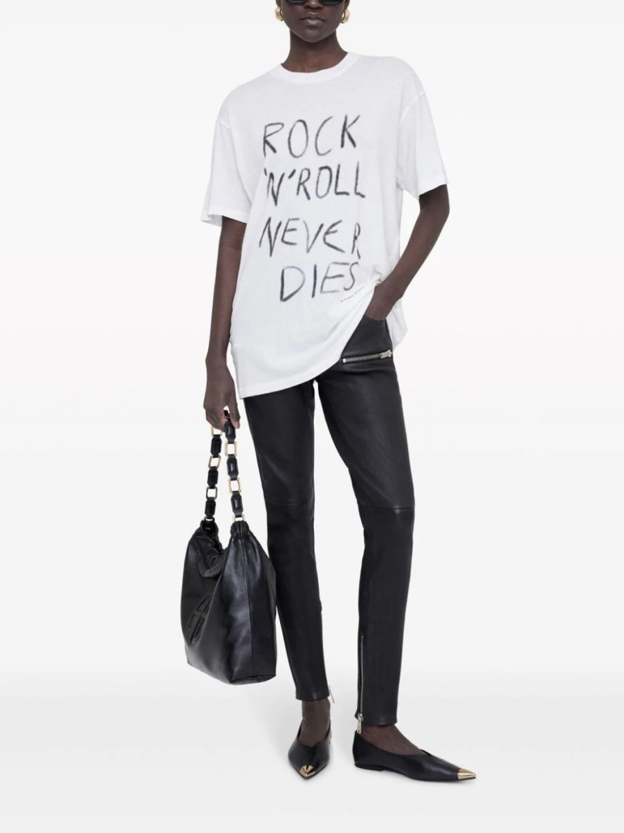 Damen ANINE BING T-Shirts | Walker Rock N Roll T-Shirt