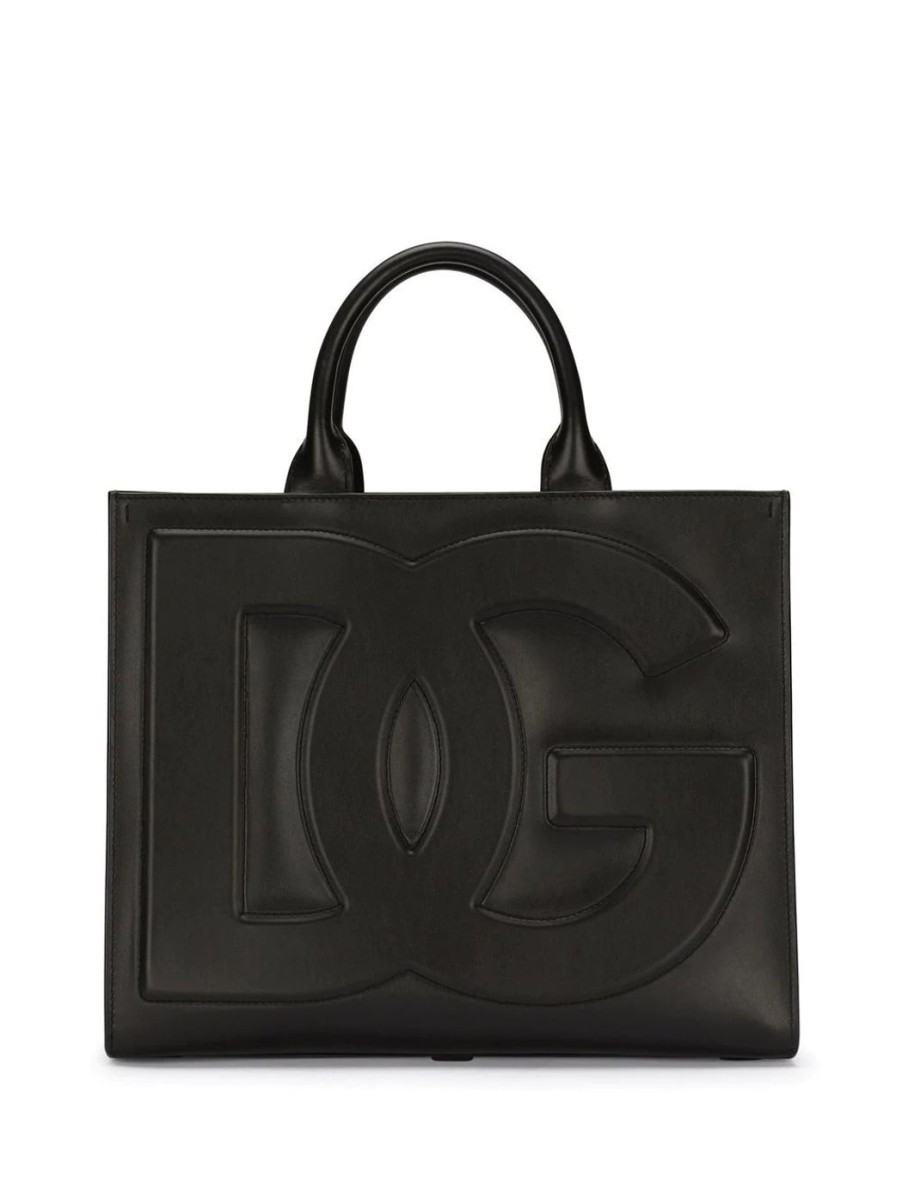 Damen DOLCE & GABBANA Henkeltaschen | Tote Mit Logopragung