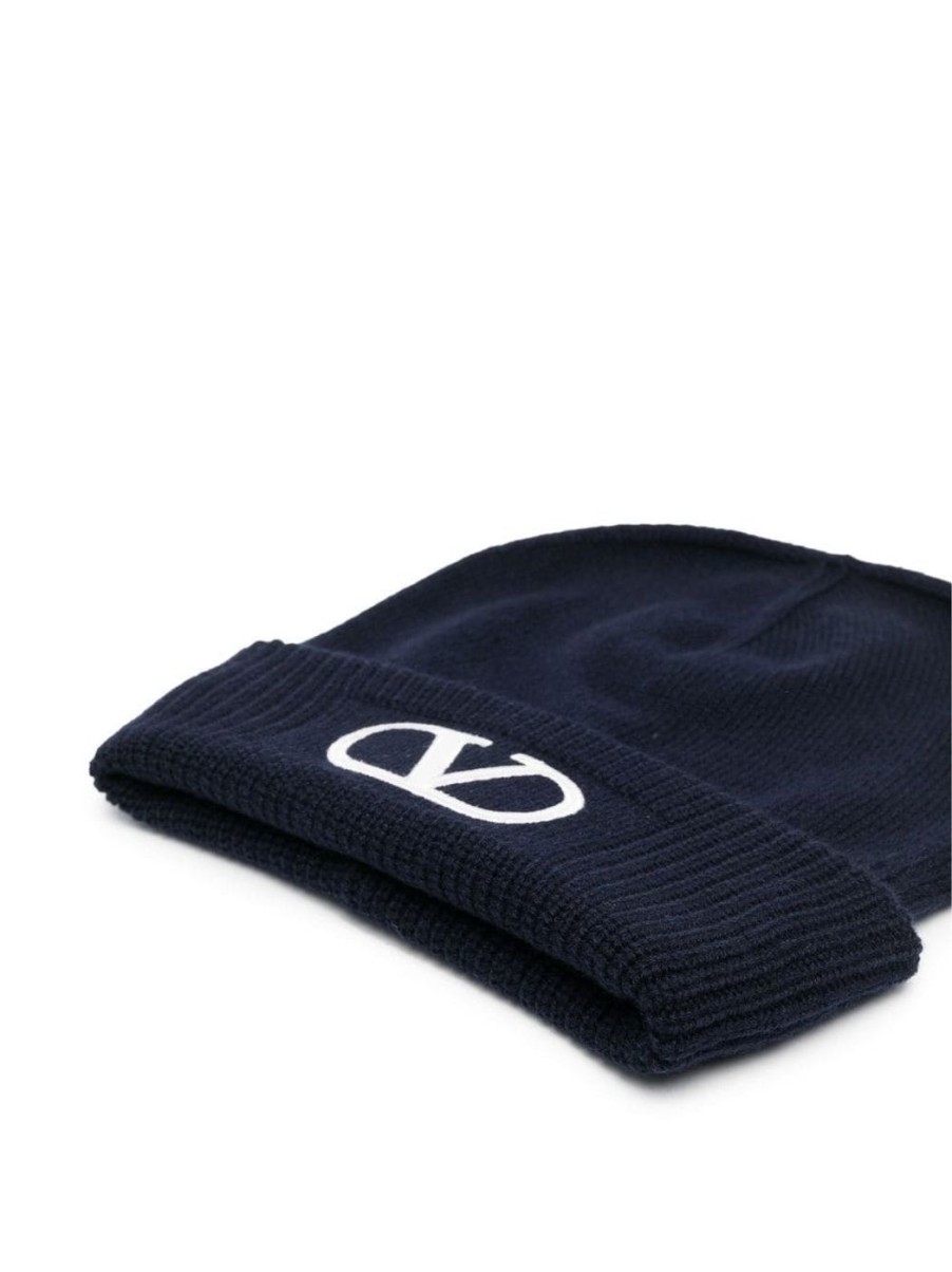 Damen VALENTINO GARAVANI Mutzen & Hute | Beanie Mit V-Logo