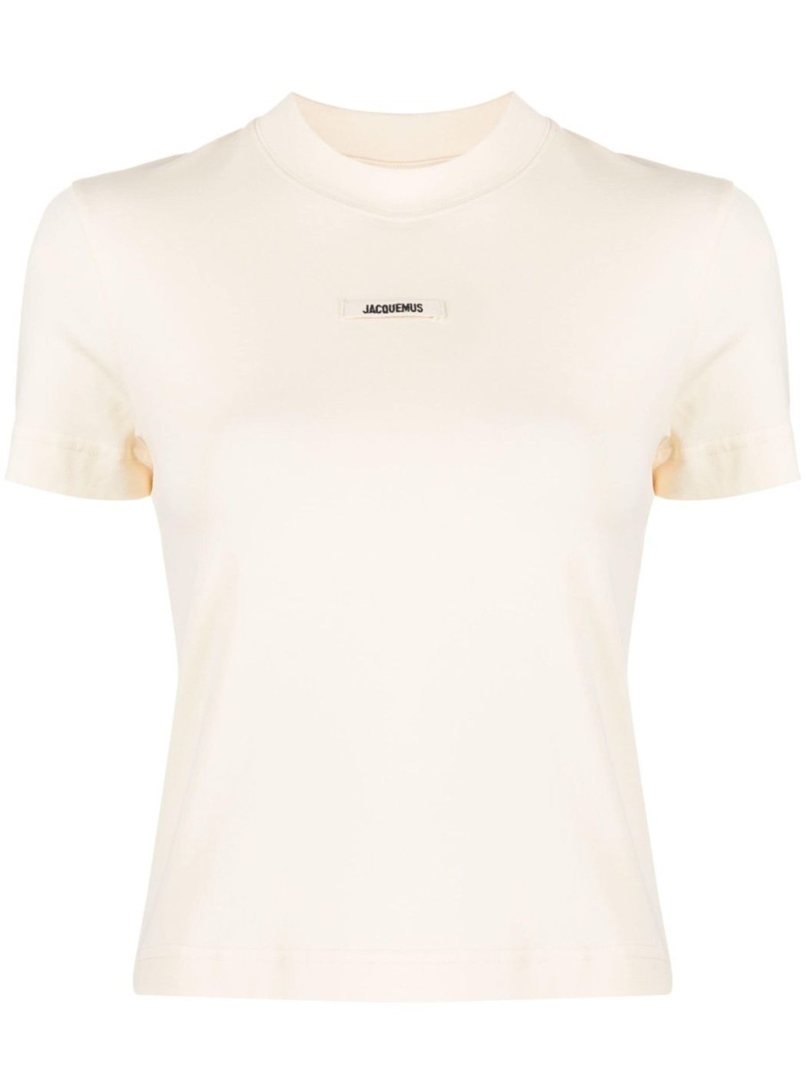 Damen JACQUEMUS T-Shirts | Le T-Shirt Gros Grain