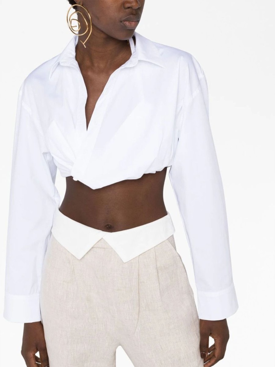 Damen JACQUEMUS Blusen | La Chemise Bahia Courte Hemd