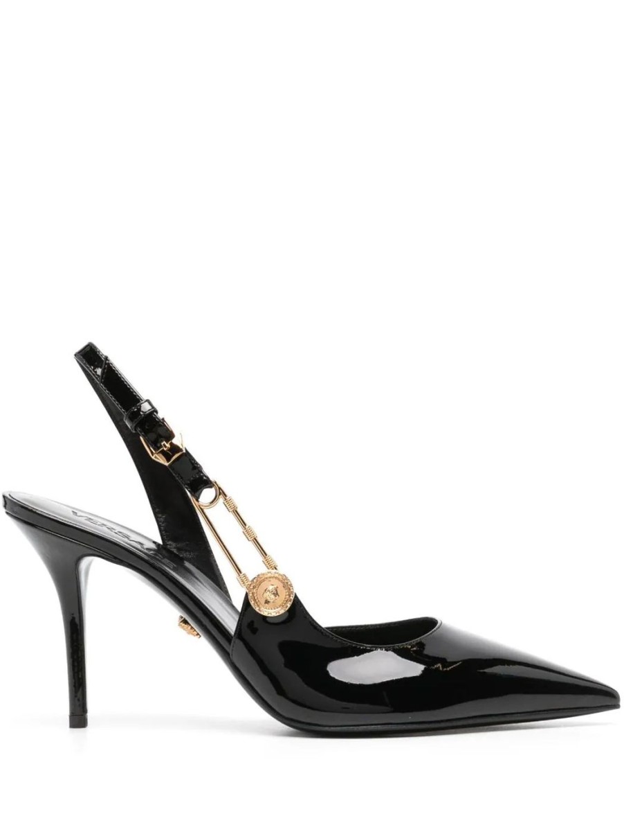 Damen VERSACE Slingbacks | Medusa Safety Pin Slingback Pumps 90Mm