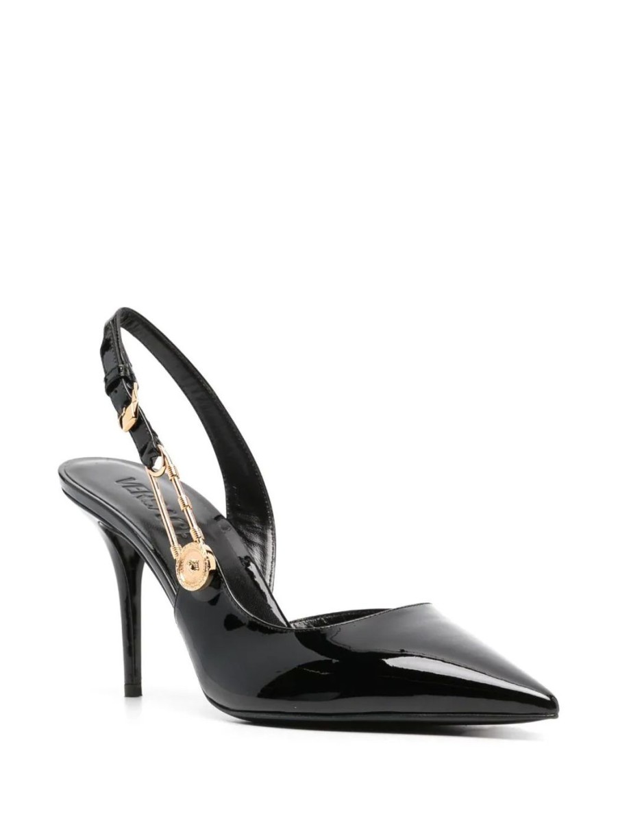 Damen VERSACE Slingbacks | Medusa Safety Pin Slingback Pumps 90Mm