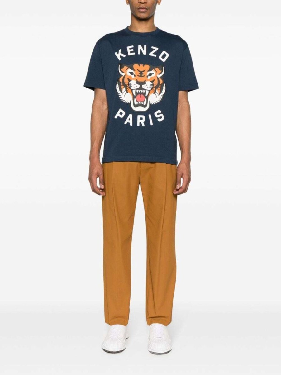 Herren KENZO T-Shirts & Polo-Shirts | Lucky Tiger Oversize T-Shirt