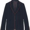 Herren GUCCI Jacken & Westen | Blazer Mit Webstreifen