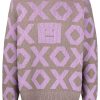 Damen ACNE STUDIOS Strick | Pullover Mit Face-Logo