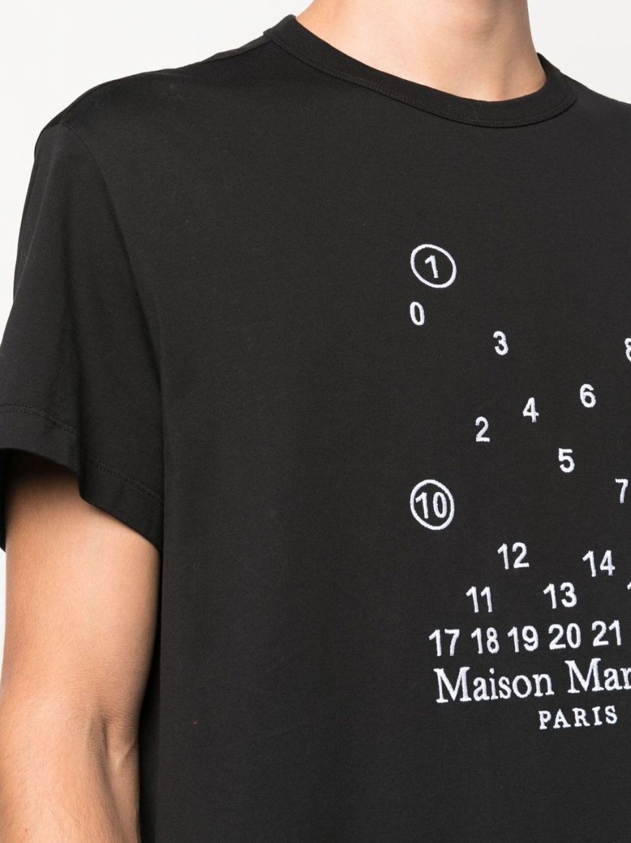 Herren MAISON MARGIELA T-Shirts & Polo-Shirts | T-Shirt Mit Logo-Print