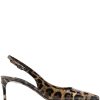 Damen DOLCE & GABBANA Slingbacks | Slingback 60Mm Mit Leo-Print