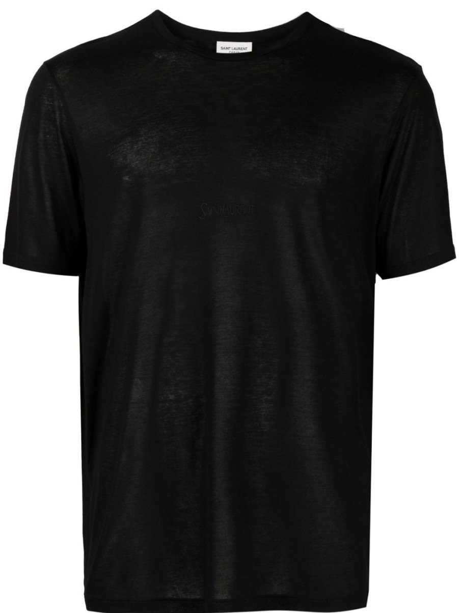 Herren SAINT LAURENT T-Shirts & Polo-Shirts | Logo T-Shirt