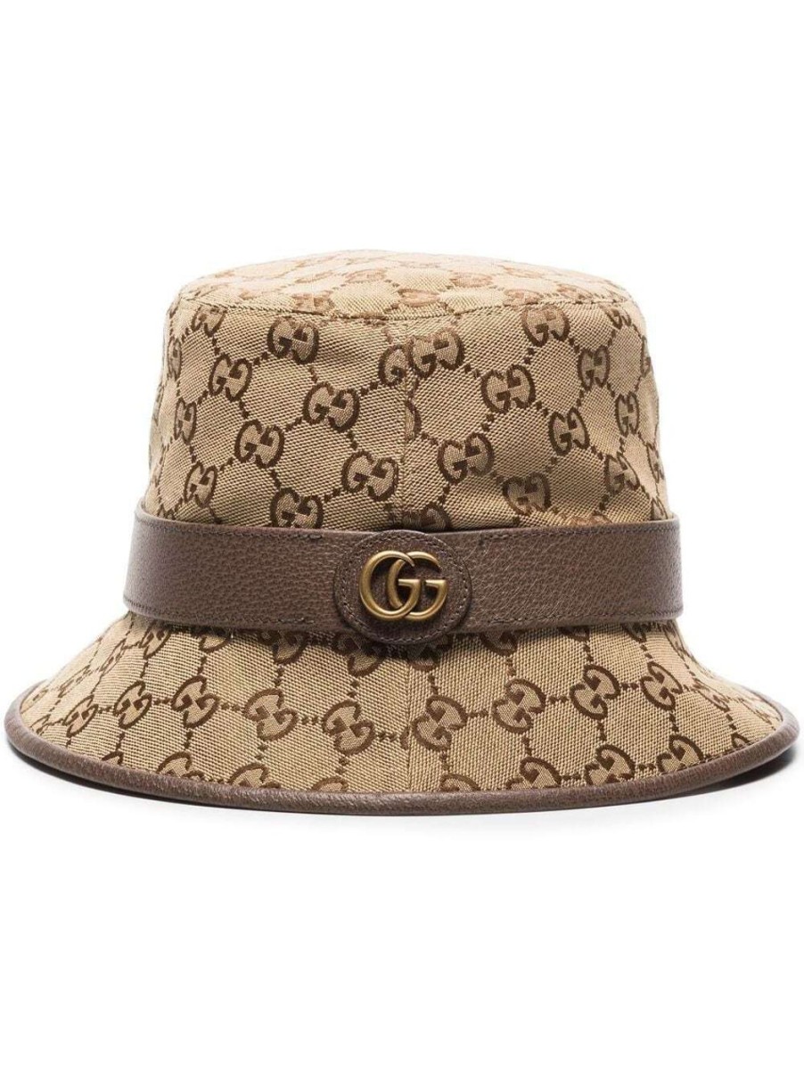 Herren GUCCI Mutzen, Caps & Hute | Gg Canvas Bucket Hut