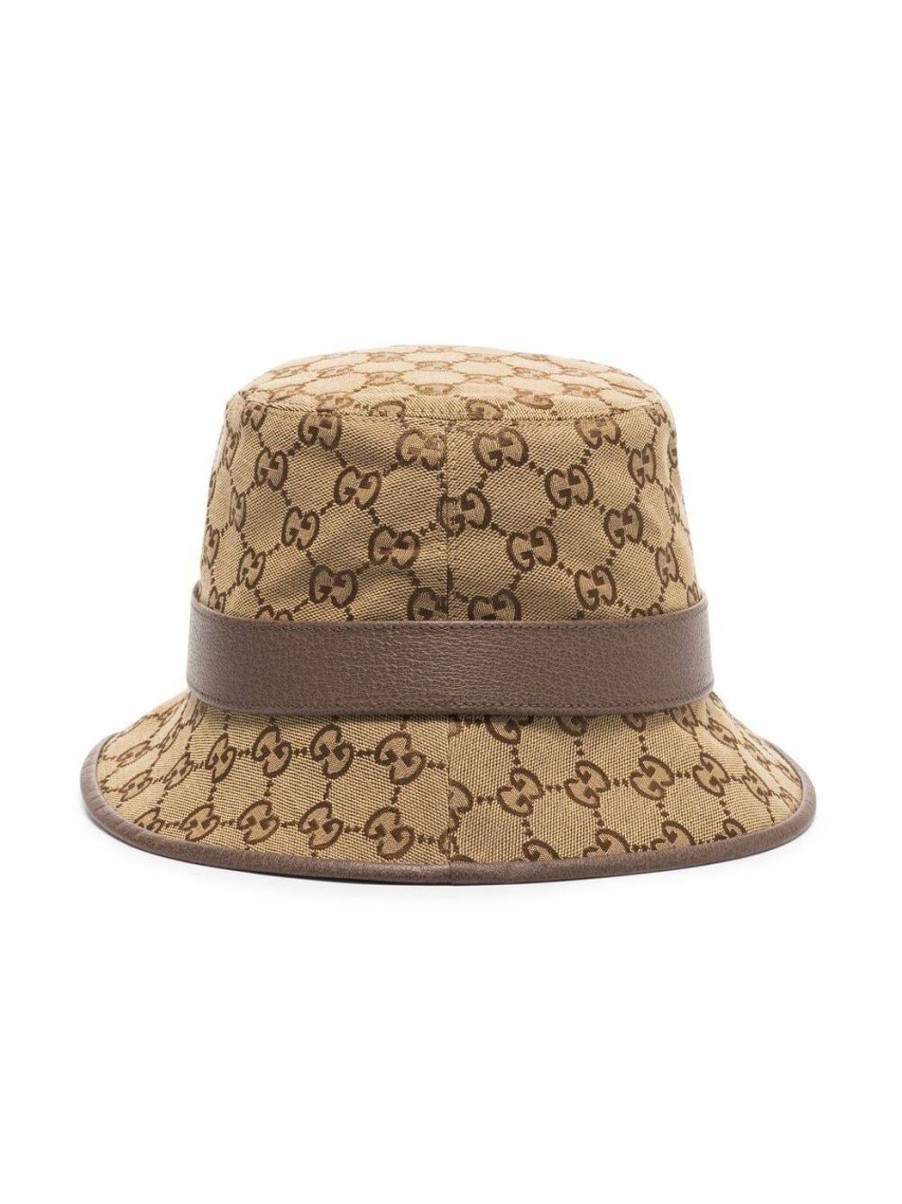 Herren GUCCI Mutzen, Caps & Hute | Gg Canvas Bucket Hut